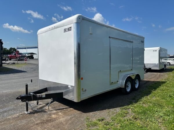 Carmate 7.5 x 16 Enclosed Cargo Trailer – UTV Door - Image 5