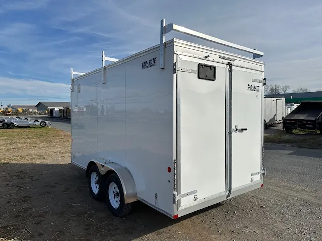 Car Mate 7 x 14 Enclosed Contractor Trailer – Barn Doors - Image 4