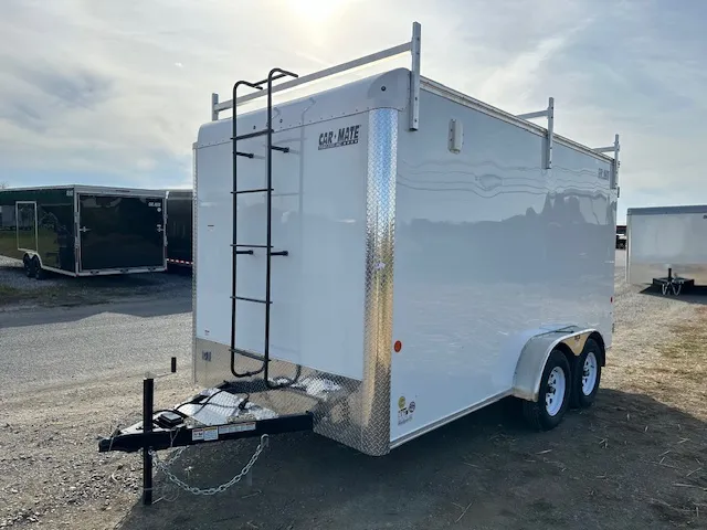 Car Mate 7 x 14 Enclosed Contractor Trailer – Barn Doors - Image 5