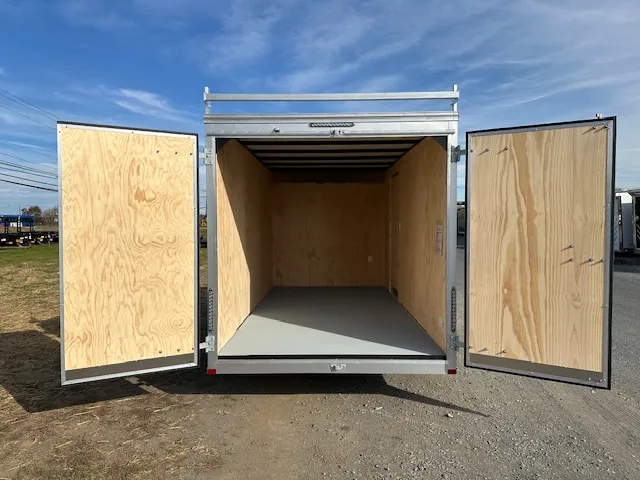 Car Mate 7 x 14 Enclosed Contractor Trailer – Barn Doors - Image 3