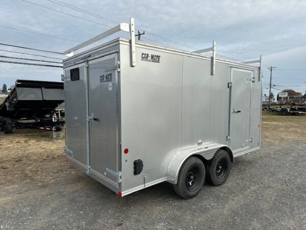 Car Mate 7 x 14 Enclosed Contractor Trailer – Barn Doors - Image 4