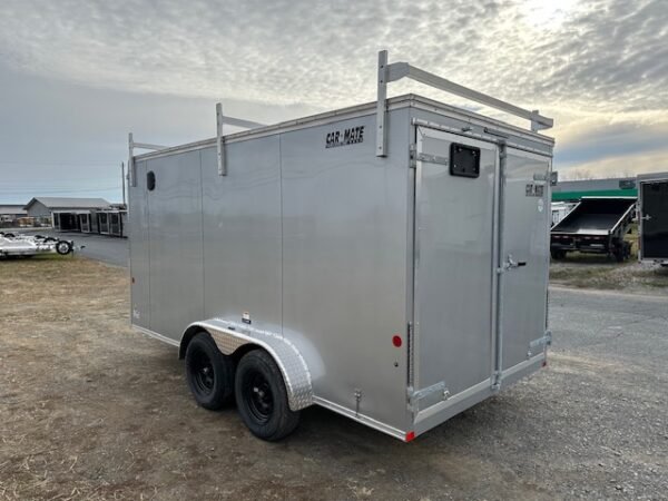 Car Mate 7 x 14 Enclosed Contractor Trailer – Barn Doors - Image 7