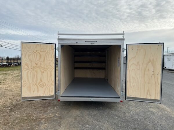 Car Mate 7 x 14 Enclosed Contractor Trailer – Barn Doors - Image 3