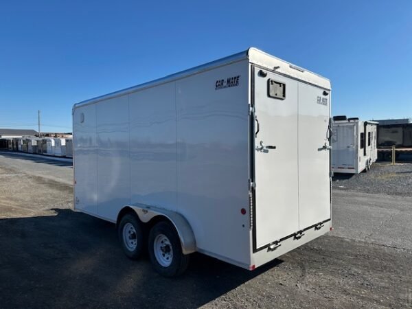 Car Mate 7 x 16 Enclosed Cargo Trailer – 12″ Added Height - Image 7