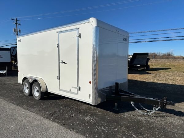 Car Mate 7 x 16 Enclosed Cargo Trailer – 12″ Added Height