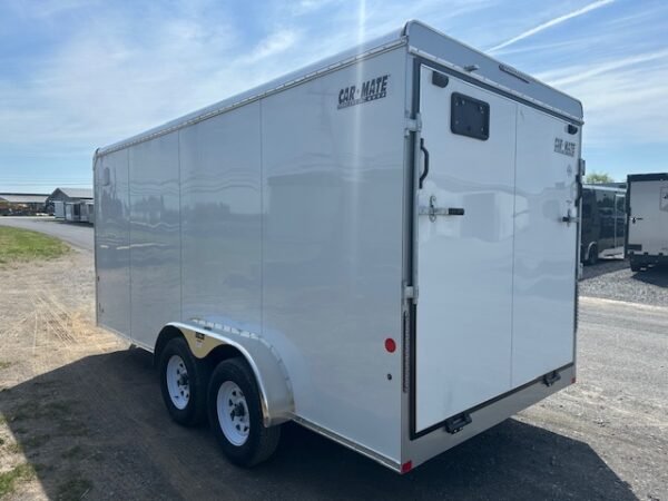 Car Mate 7 x 16 Enclosed Cargo Trailer – Surge Brakes - Image 7