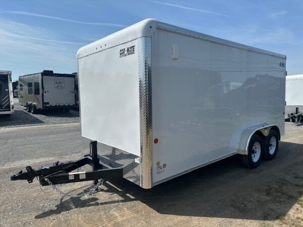 Car Mate 7 x 16 Enclosed Cargo Trailer – Surge Brakes - Image 5