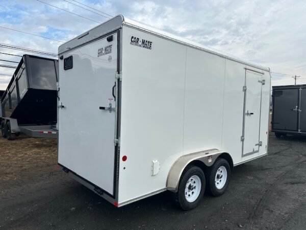 Carmate 7 x 16 Enclosed Cargo Trailer – UTV Door - Image 4
