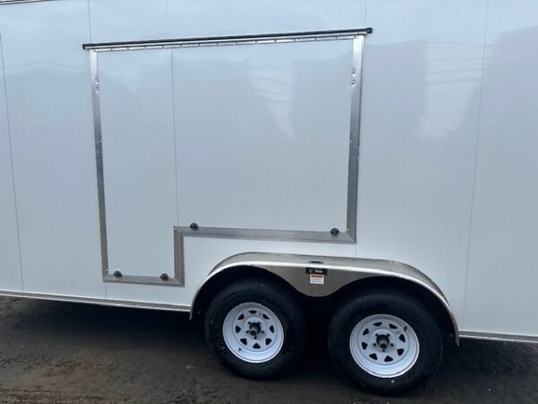 Carmate 7 x 16 Enclosed Cargo Trailer – UTV Door - Image 9