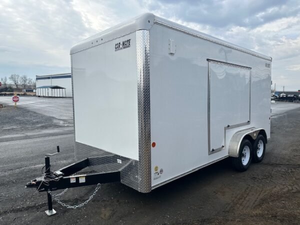 Carmate 7 x 16 Enclosed Cargo Trailer – UTV Door - Image 5