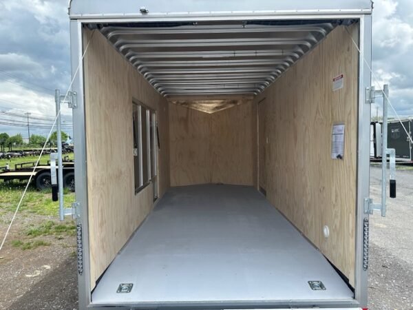 Carmate 7 x 16 V-Nose Enclosed Cargo Trailer – UTV Door - Image 6
