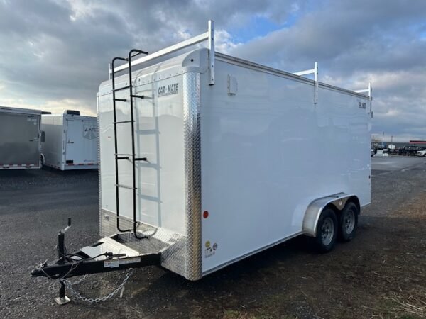 Car Mate 7 x 16 Enclosed Contractor Trailer – Barn Doors - Image 5
