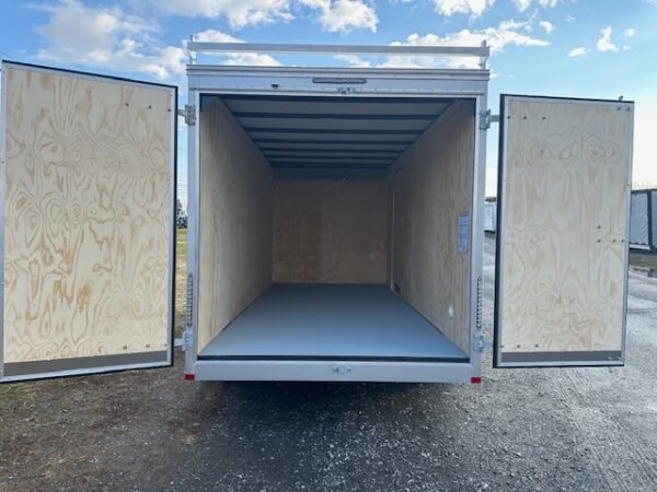 Car Mate 7 x 16 Enclosed Contractor Trailer – Barn Doors - Image 3