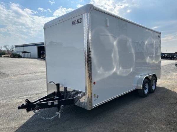 Car Mate 7 x 18 Enclosed Cargo Trailer – 18″ Added Height - Image 5