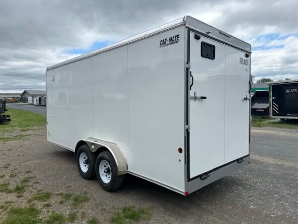 Car Mate 7 x 18 Enclosed Cargo Trailer – 12″ Added Height - Image 7