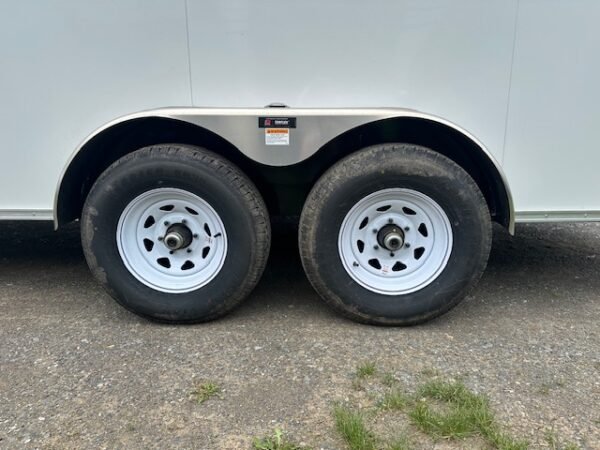Car Mate 7 x 18 Enclosed Cargo Trailer – 12″ Added Height - Image 8