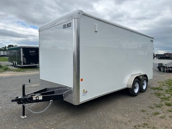 Car Mate 7 x 18 Enclosed Cargo Trailer – 12″ Added Height - Image 5