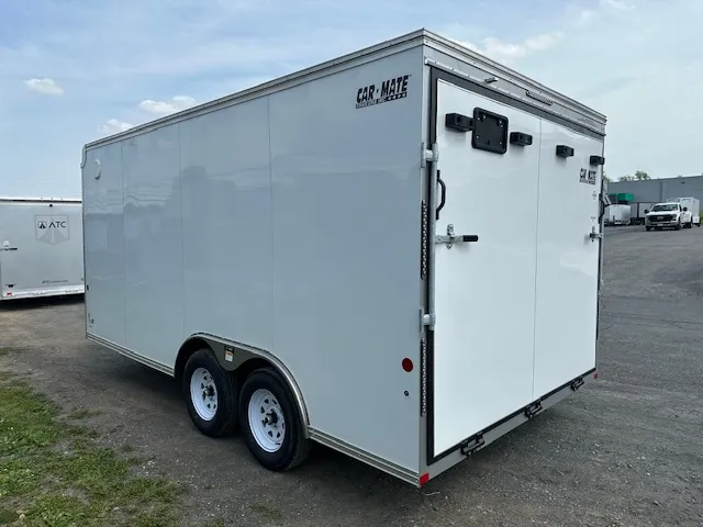 Car Mate 8.5 x 16 Enclosed Car Trailer – Knife Edge Ramp - Image 7