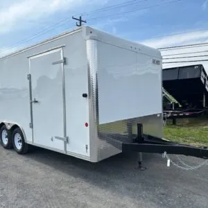 Car Mate 8.5 x 16 Enclosed Car Trailer – Knife Edge Ramp