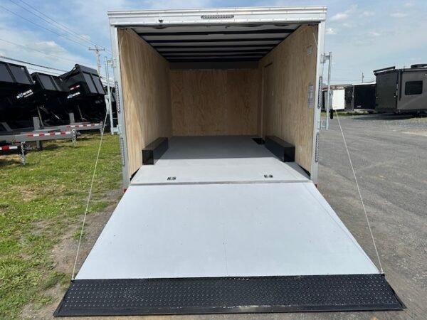 Car Mate 8.5 x 16 Enclosed Car Trailer – Knife Edge Ramp - Image 3