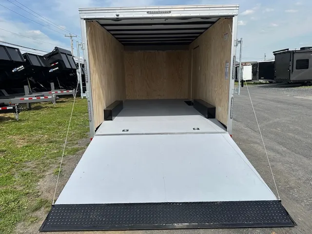 Car Mate 8.5 x 16 Enclosed Car Trailer – Knife Edge Ramp - Image 3