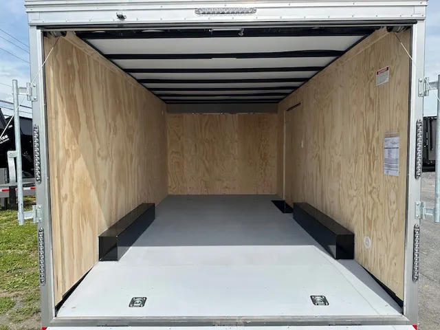 Car Mate 8.5 x 16 Enclosed Car Trailer – Knife Edge Ramp - Image 6