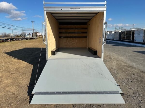Car Mate 8.5 x 16 Enclosed Contractor Trailer – Ramp Door - Image 3
