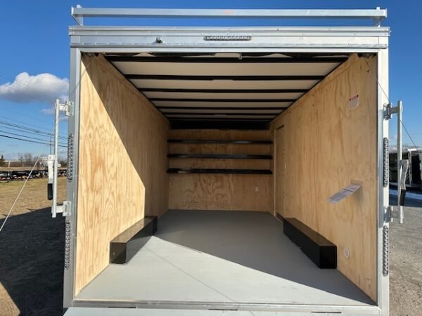 Car Mate 8.5 x 16 Enclosed Contractor Trailer – Ramp Door - Image 6