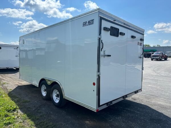 Car Mate 8.5 x 18 Enclosed Trailer – Knife Edge Ramp - Image 7