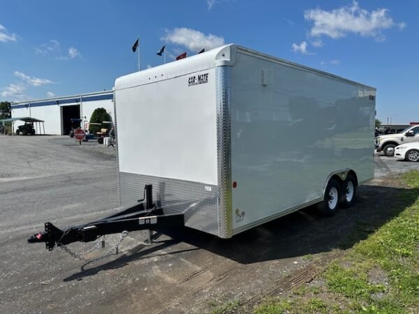 Car Mate 8.5 x 18 Enclosed Trailer – Knife Edge Ramp - Image 5