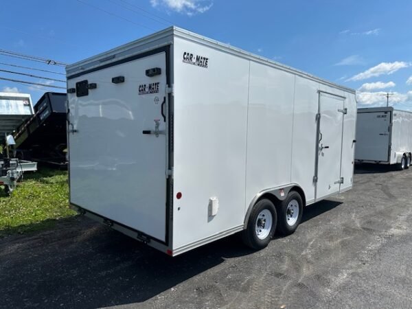 Car Mate 8.5 x 18 Enclosed Trailer – Knife Edge Ramp - Image 4