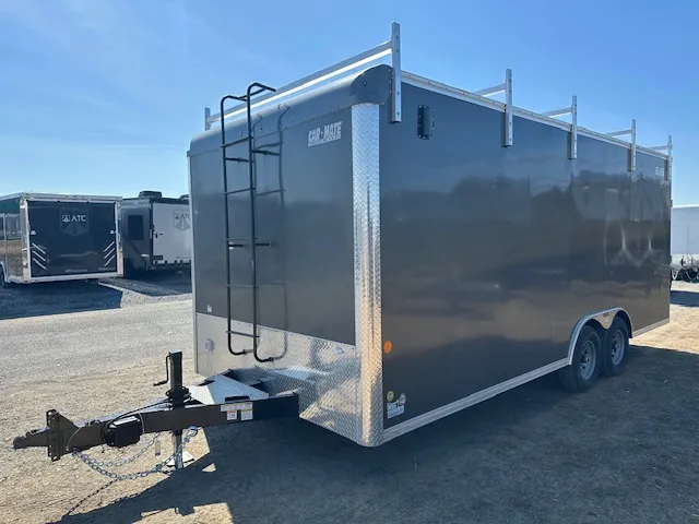 Car Mate 8.5 x 20 Enclosed Cargo Trailer – Contractor Ramp Door - Image 5
