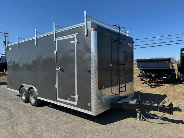 Car Mate 8.5 x 20 Enclosed Cargo Trailer – Contractor Ramp Door