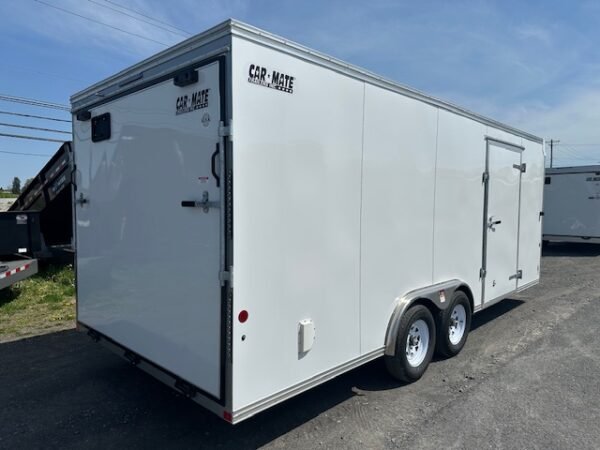 Car Mate 8 x 20 Enclosed Car Trailer – Ext Tongue - Image 4