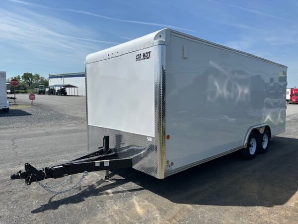 Car Mate 8 x 20 Enclosed Car Trailer – Ext Tongue - Image 5