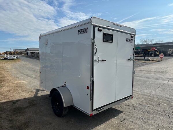 Car Mate 6 x 10 Sportster Cargo Trailer – Ramp Door - Image 4