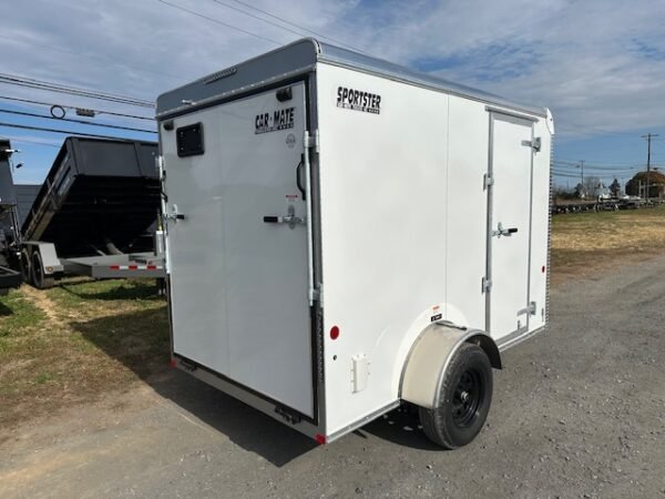 Car Mate 6 x 10 Sportster Cargo Trailer – Ramp Door - Image 7