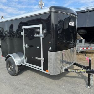 Ding & Dent Carry-On 5 x 10 Enclosed Cargo Trailer – Ramp Door