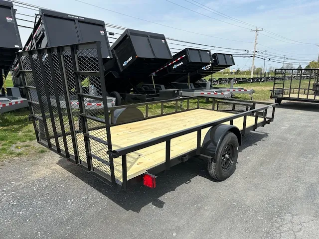 Carry-On 6 x 14 Landscape Utility Trailer – Pipe Top - Image 4