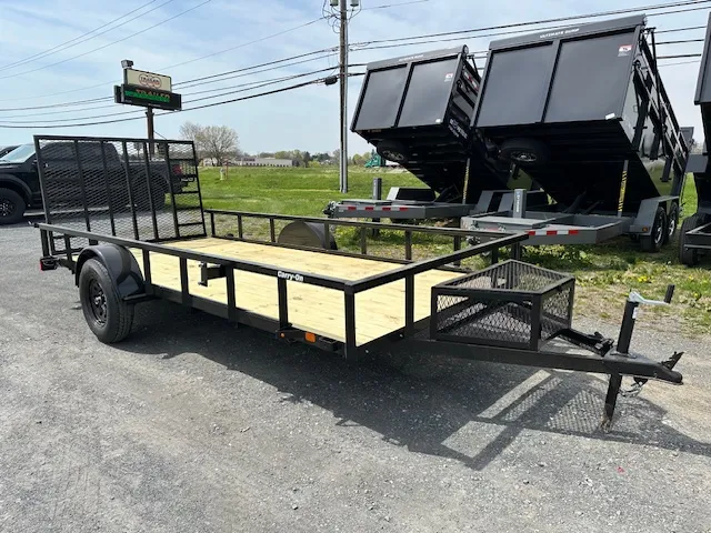 Carry-On 6 x 14 Landscape Utility Trailer – Pipe Top