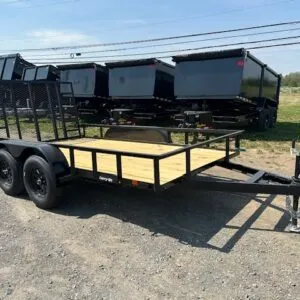 Carry-On 7 x 12 Landscape Utility Trailer – Rear Ramp Gate