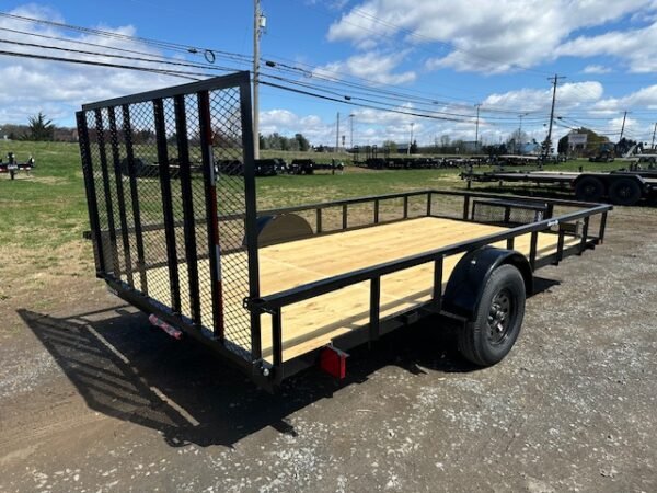 Carry-On 7 x 14 Landscape Utility Trailer – Pipe Top - Image 4