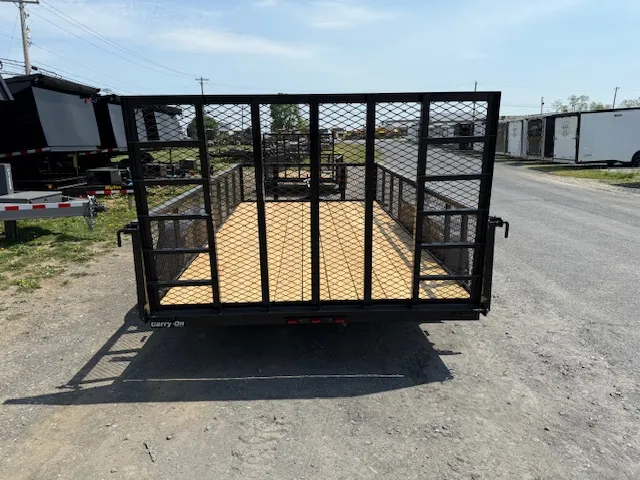 Carry-On 7 x 14 Landscape Utility Trailer – Mesh Sides - Image 3