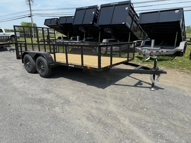 Carry-On 7 x 14 Landscape Utility Trailer – Mesh Sides