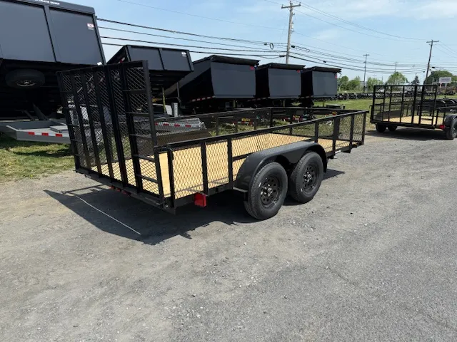 Carry-On 7 x 14 Landscape Utility Trailer – Mesh Sides - Image 4