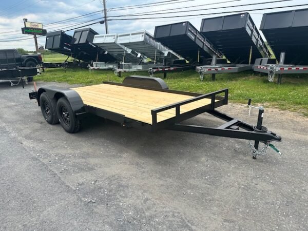 Carry-On 7 x 14 Open Car Trailer – Stabilizer Jacks