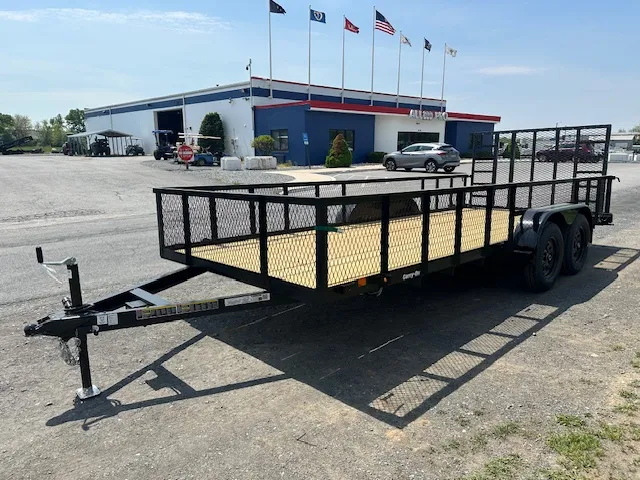 Carry-On 7 x 18 Landscape Utility Trailer – Mesh Sides - Image 5