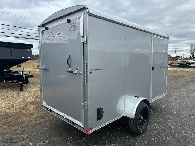 Carry-On 6 x 12 Enclosed Cargo Trailer – Ramp Door - Image 4