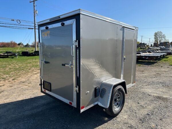 Covered Wagon 5 x 8 Enclosed Cargo Trailer – Ramp Door - Image 4