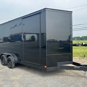 Covered Wagon 7 x 16 Enclosed Cargo Trailer – Added Height
